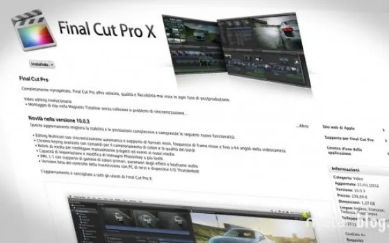 Aggiornamento Final Cut Pro X: multicam, cromakey avanzato e un promettente futuro