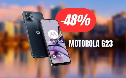 Motorola G23: COSTO DISINTEGRATO con la promozione attiva su Amazon