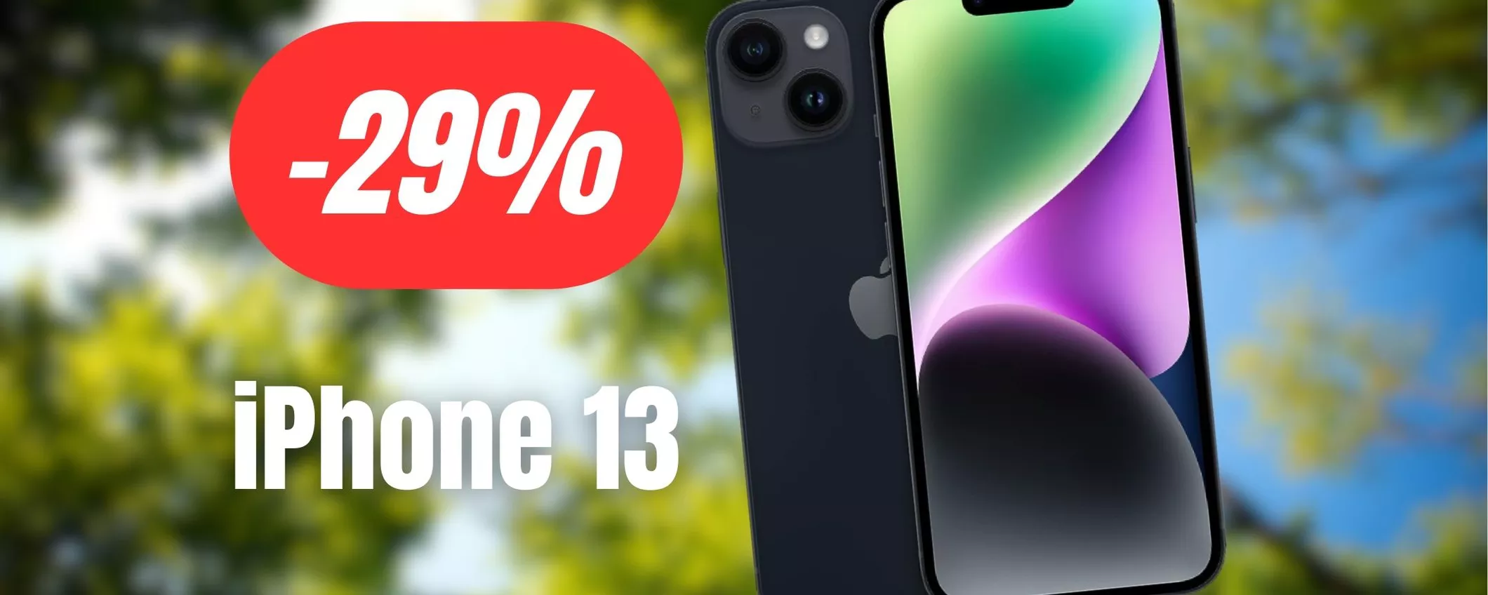 iPhone 13 è ancora un top di gamma: PREZZO CLAMOROSO per il Prime Day