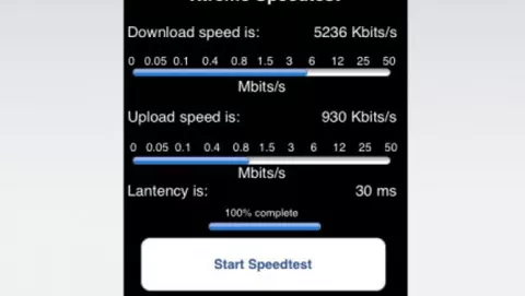Speedtest: calcolate la velocità del vostro iphone