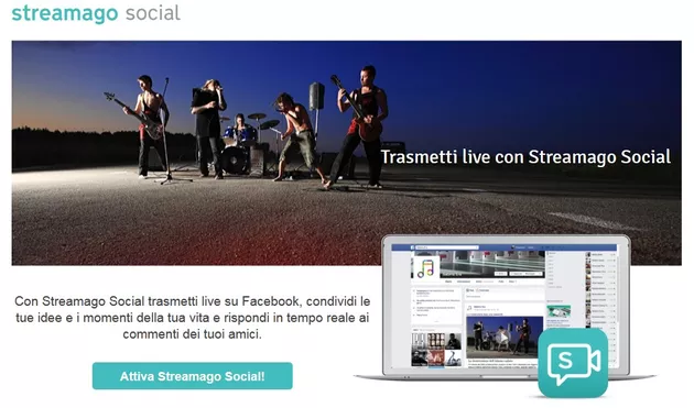 Tiscali Streamago Social