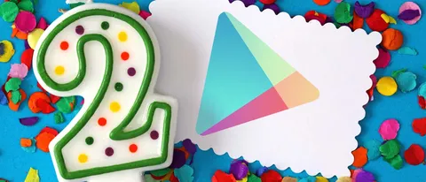 Google Play compie due anni: ecco gli sconti