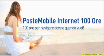 PosteMobile: nuova offerta Internet 100 Ore