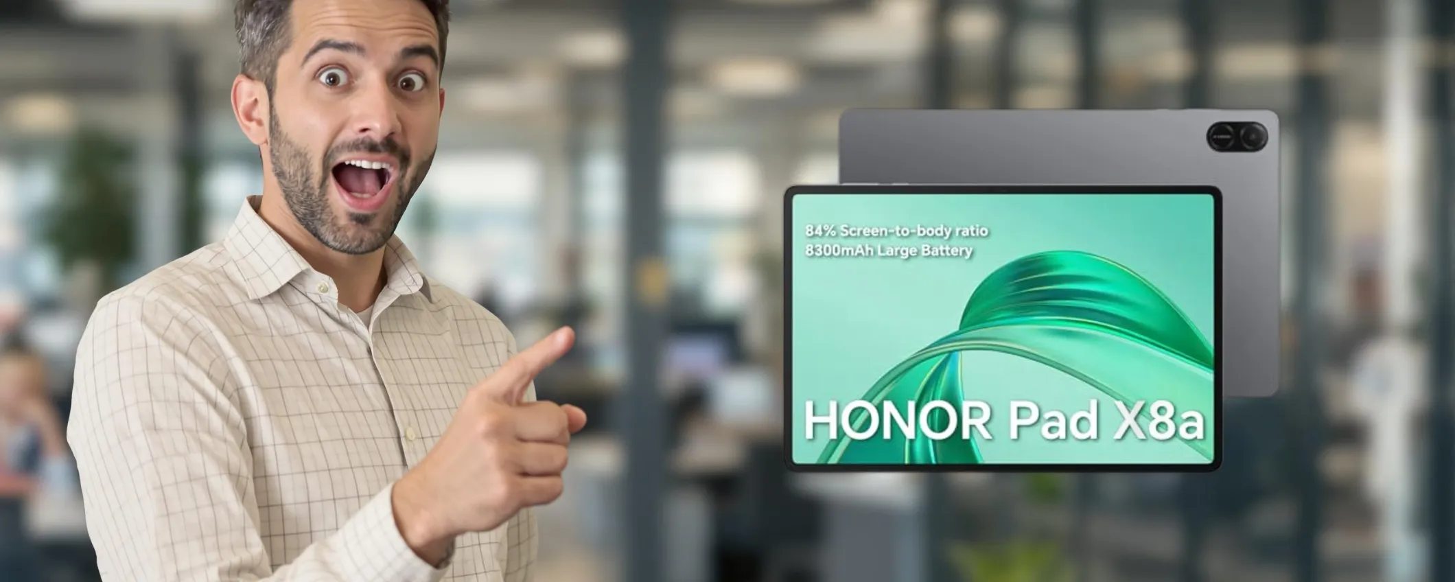 HONOR Pad X8a: tablet versatile con schermo da 11 pollici e autonomia elevata
