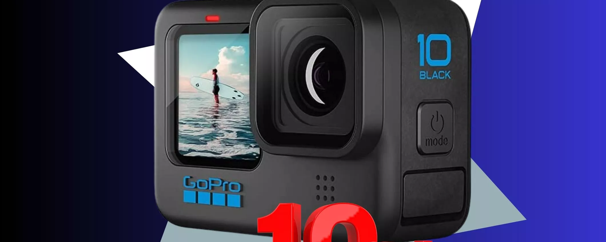 REGGITI FORTE: GoPro HERO10 sconto FOLLE per poche ore!