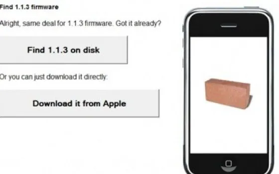 Sbloccato il nuovo firmware 1.1.3 di iPhone (Aggiornato)