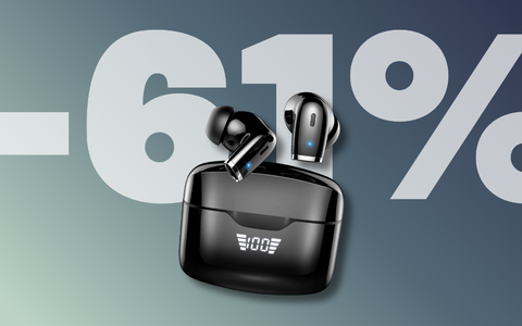 Auricolari Bluetooth 5.2 impermeabili: SCONTO FOLLE del 61%