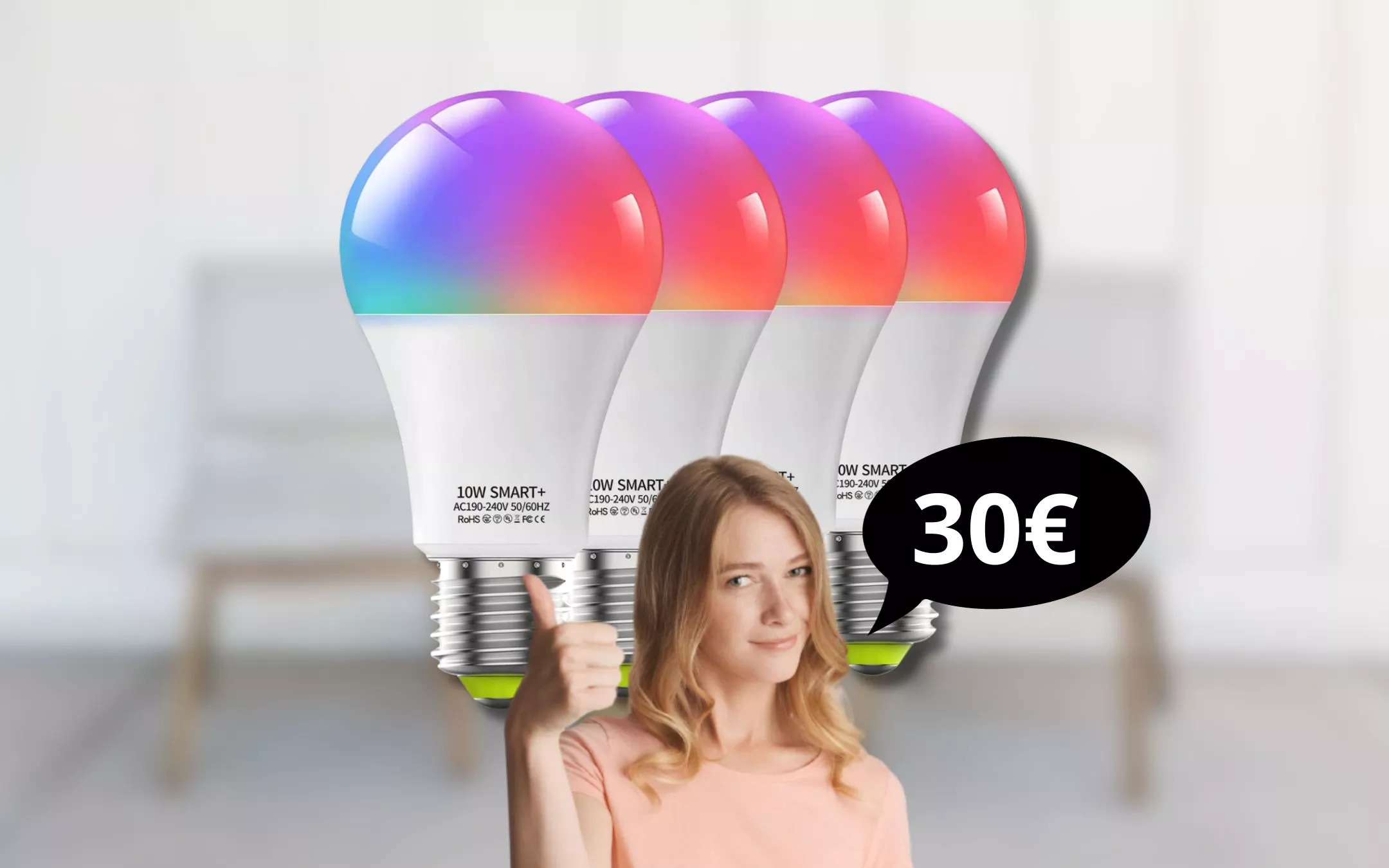 Le fantastiche 4: Lampadine intelligenti che controlli a voce ORA puoi  prenderle a soli 30 euro! - Webnews