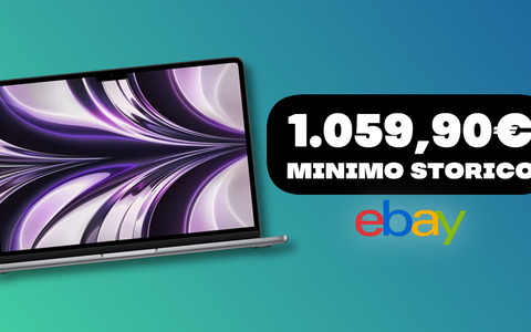 MacBook Air M2, il prezzo PRECIPITA su eBay: quasi 500€ di SCONTO!