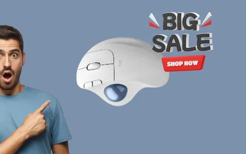 Massimo comfort con il Mouse con trackball Logitech scontatissimo al -37%