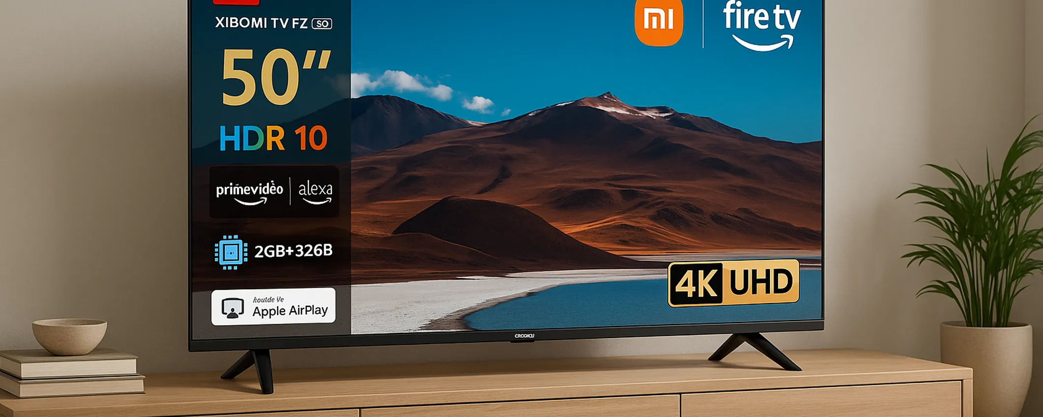 Il cinema nel tuo salotto con la Smart TV Xiaomi da 50