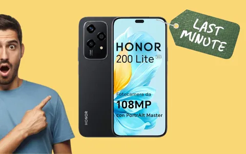 8GB RAM + 256GB ROM: l'HONOR 200 Lite oggi è tuo a prezzo stracciato