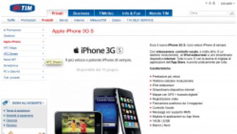 I prezzi di TIM per il nuovo iPhone 3GS: 599 euro il modello da 16 GB e 699 euro quello da 32 GB?