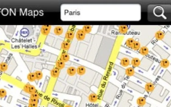 FON Maps: trovare gli hot spot wi-fi su iPhone