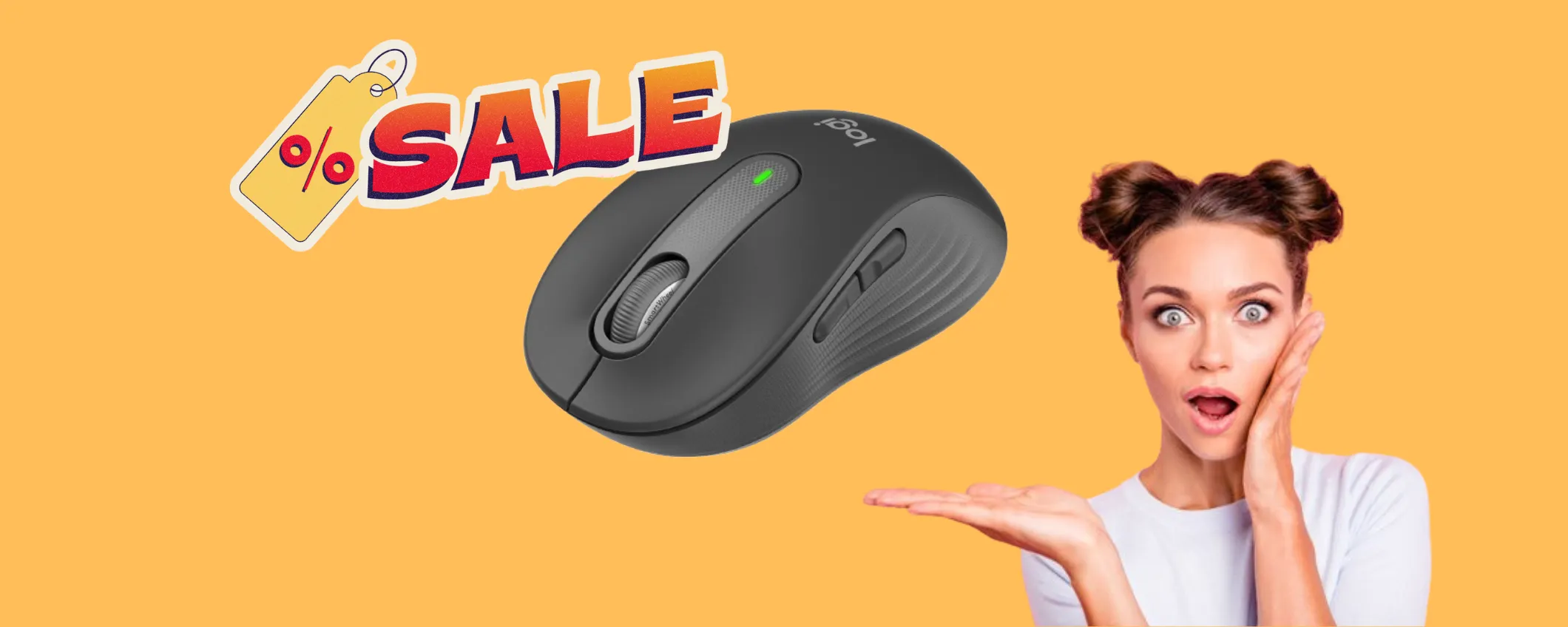 Mouse wireless Logitech a quasi metà prezzo: oggi lo paghi meno di 30€