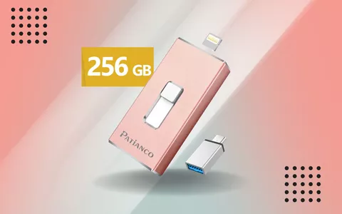 Chiavetta USB da 256GB per iPhone: PREZZO STRACCIATO e poche a disposizione!