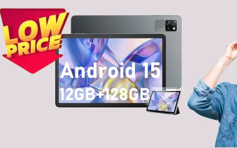 Tablet Blackview con Android 15 in doppio sconto: lo paghi meno di 90€