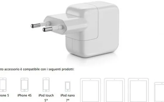 Ricarica più veloce per tutti con l'alimentatore da 12 Watt
