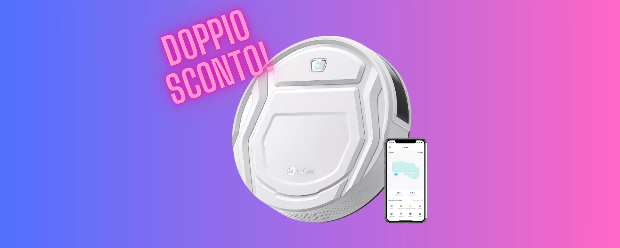 Robot 2-IN-1 in DOPPIO SCONTO: fai brillare casa con una SPESA MINIMA