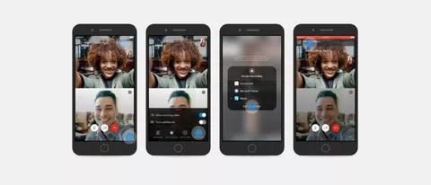 Skype, screen sharing per iOS ed Android