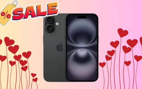 Offertona di San Valentino: Apple iPhone 16 a 130€ in meno su Amazon