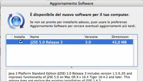 Aggiornamento software: JS2E 5.0 Release 3