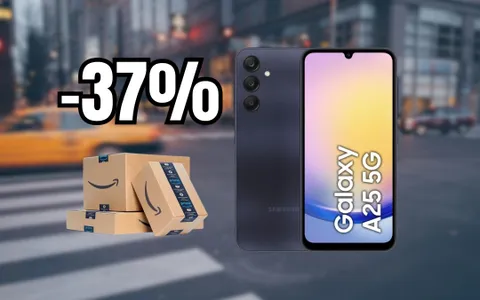 Samsung Galaxy A25: oggi è un best buy assoluto Amazon (-37%)