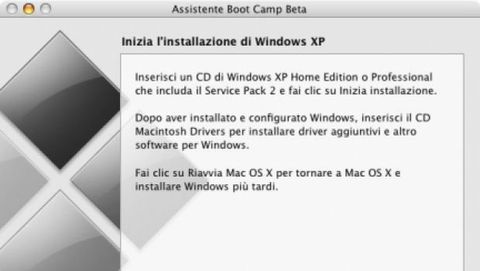Apple aggiorna BootCamp: ora supporta Vista