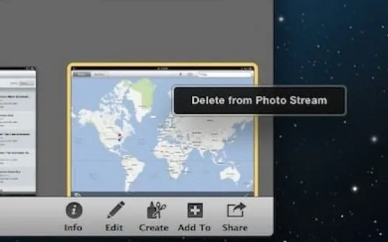 Con iPhoto 9.2.2 per Mac si può cancellare le immagini da Streaming foto