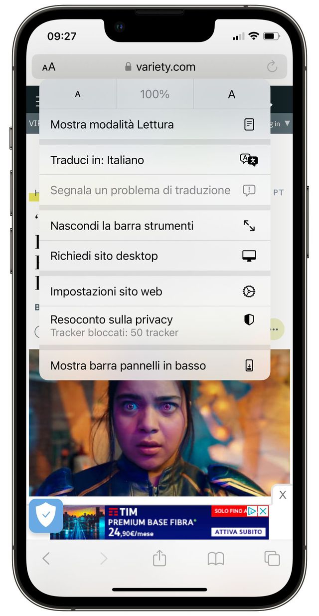 Safari - Traduci in Italiano