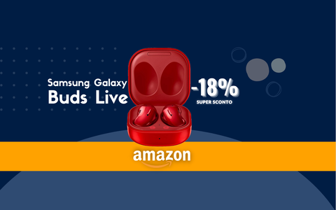 Samsung Galaxy Buds Live ROSSO SANGUE, sconto FOLLE di 100€ su Amazon, approfittane ora!