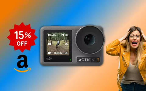 Action Cam 4K: il PREZZO di oggi su Amazon è SPECIALE