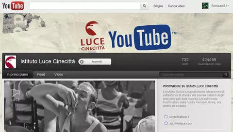 Istituto Luce su Youtube con il suo archivio storico