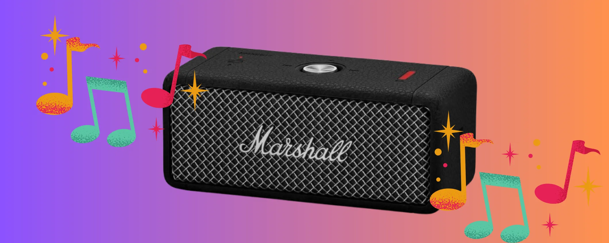 Altoparlante Bluetooth Marshall: con l'offertona Amazon lo paghi la metà