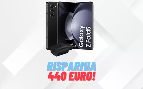 RISPARMIA 440€ sul Samsung Galaxy Z Fold5 a 1.559€