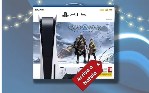 CHE BOMBA: Playstation 5 + God of War a prezzo OCCASIONE Natalizia!