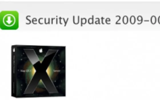 Disponibile Security Update 2009-006 per Leopard