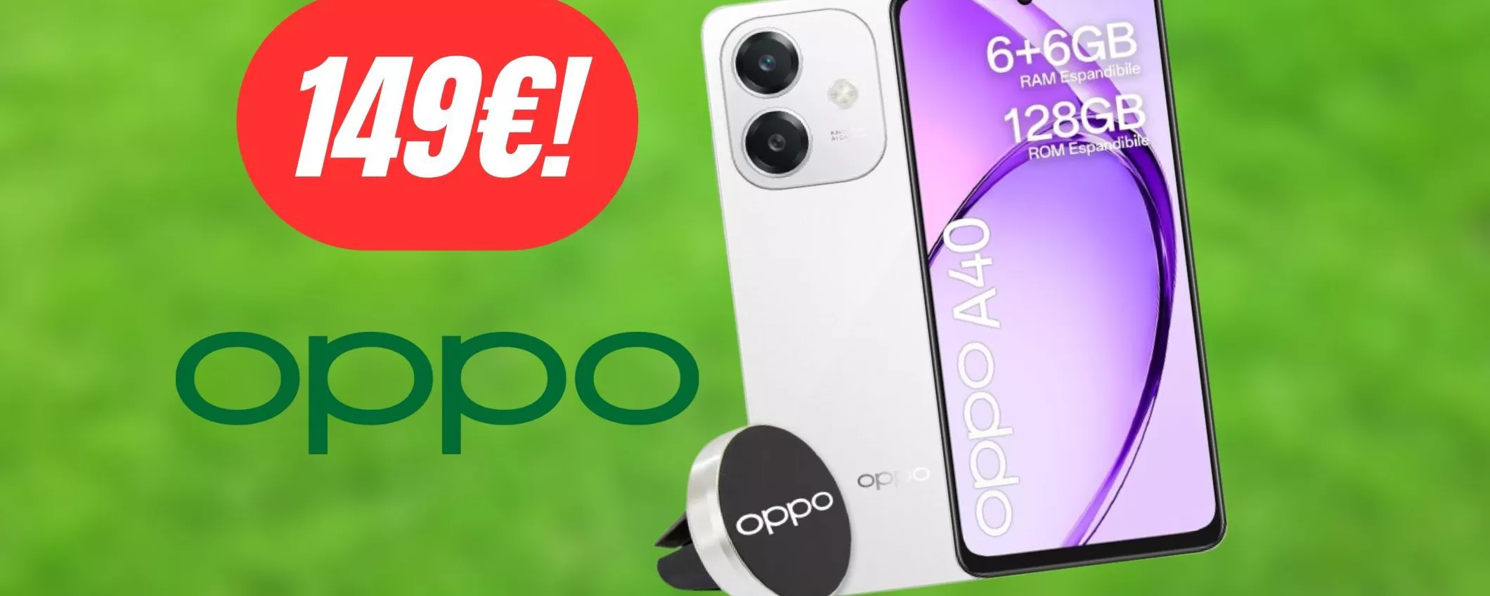 OPPO A40 in offerta lampo su Amazon: lo paghi meno di 150€