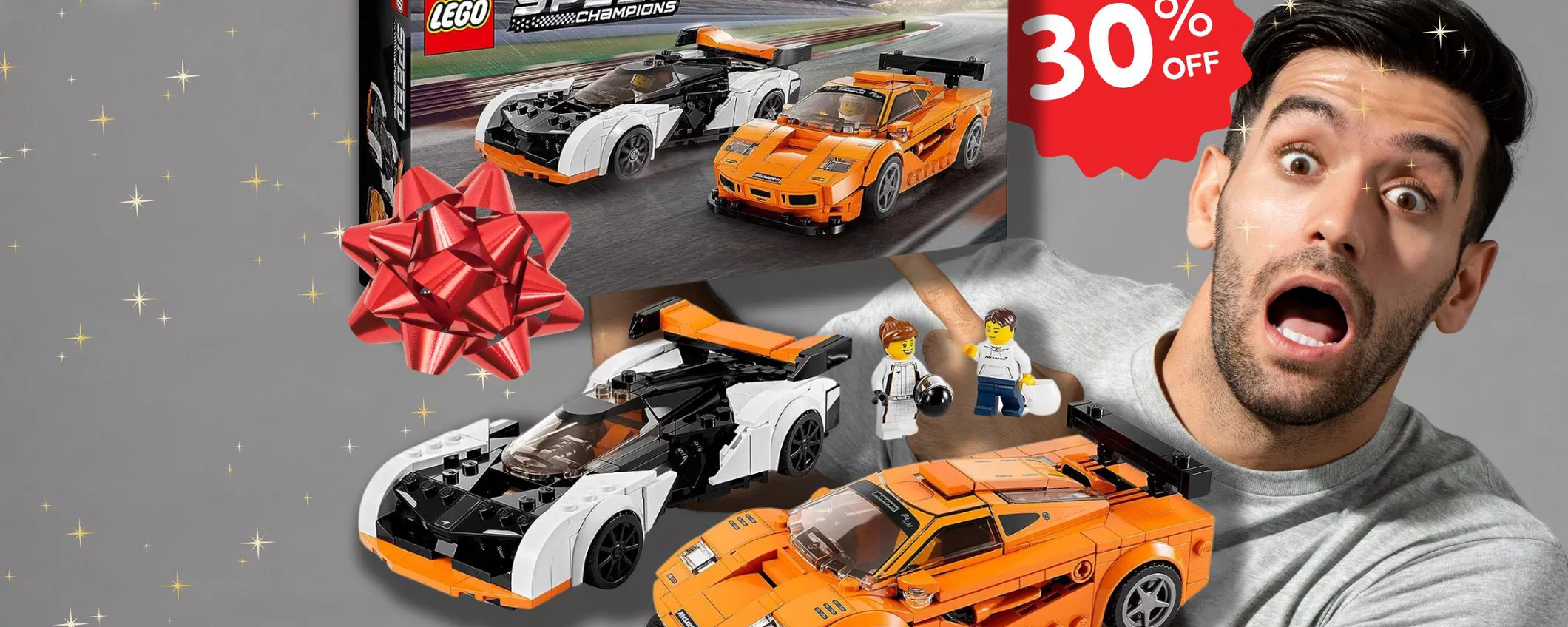 Arriva PRIMA DI NATALE: Set Lego McLaren in super sconto su Amazon!
