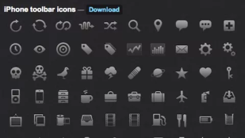 Icone gratis per sviluppatori iPhone