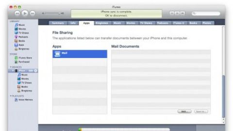 File sharing e nuovo sistema di chiusura app per iPhone OS 4.0