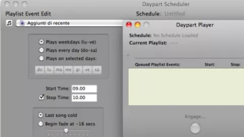 Daypart, pianificare le playlist sul Mac