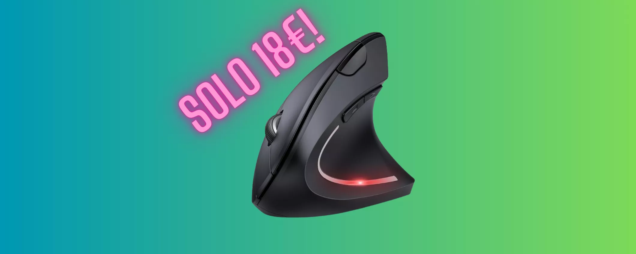 Ottimizza la tua postazione di lavoro con il Mouse verticale: oggi lo paghi solo 18€