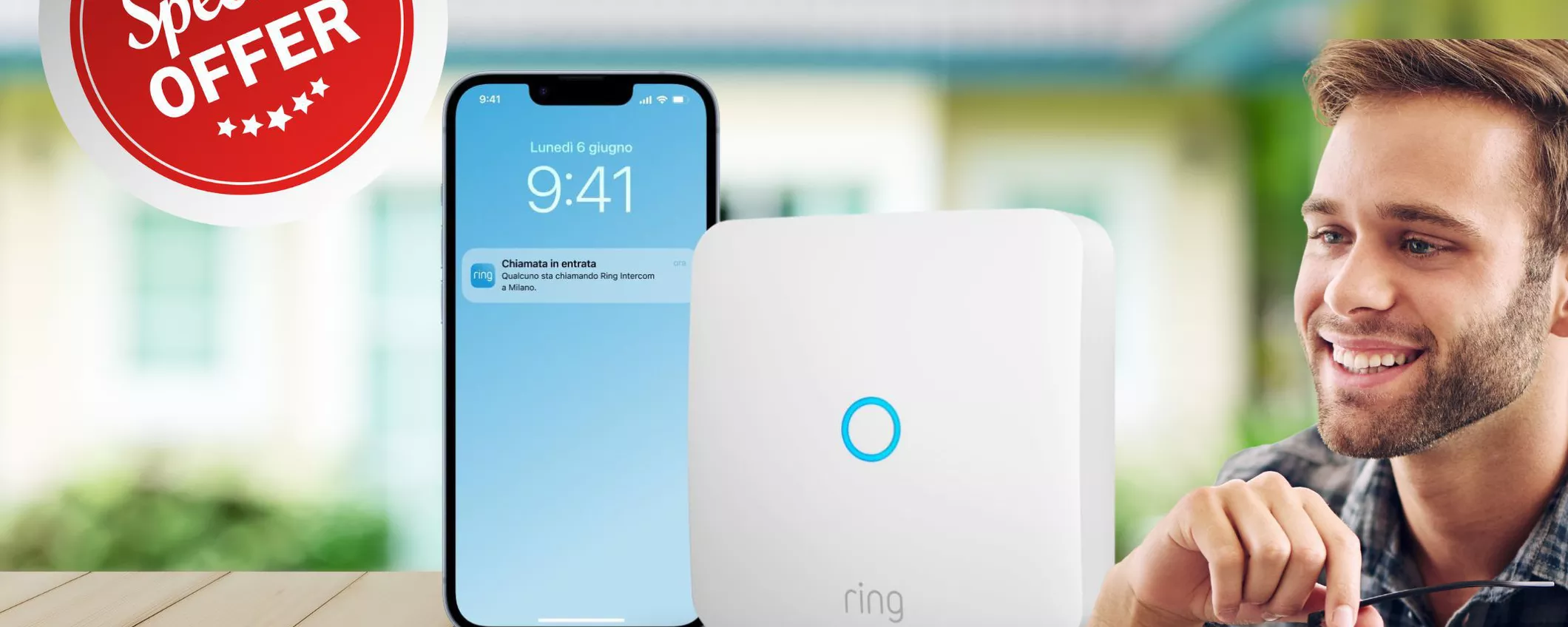 Citofono smart per casa e B&B: ecco Ring Intercom in SCONTO!