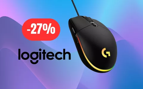 Mouse Logitech perfetto per lavorare e giocare al 27% di sconto su Amazon