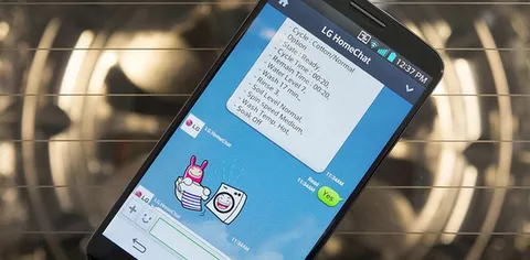 CES 2014: LG invia messaggi alla lavatrice