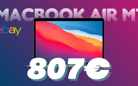 MacBook Air M1 a poco più di 800€: FOLLIA su eBay con codice promo