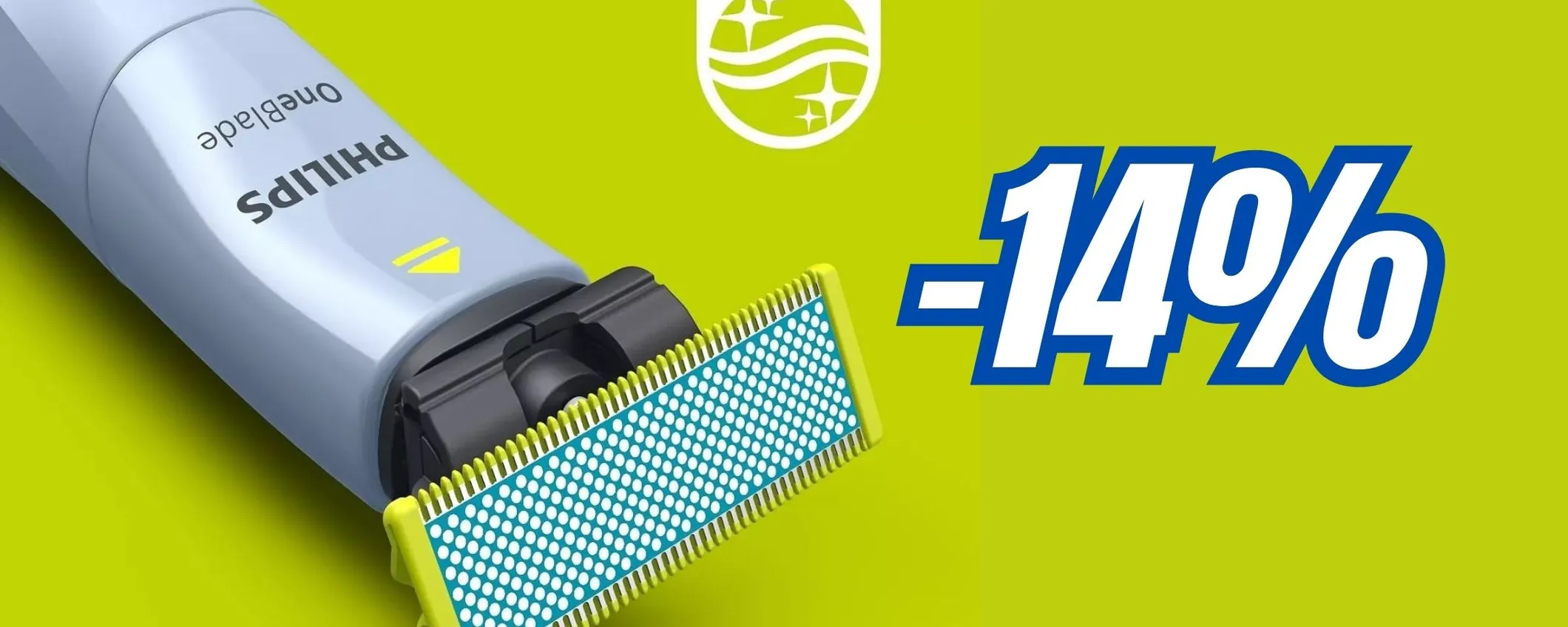 Rasoio elettrico Philips OneBlade First Shave in promo, offertissima