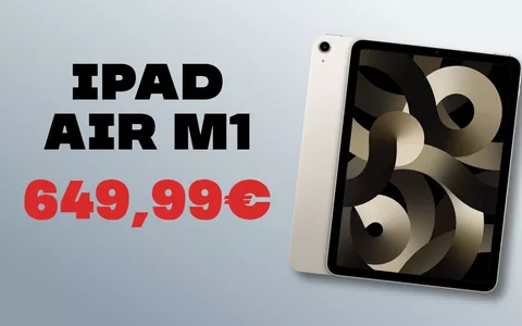 iPad Air M1: offerta IMPERDIBILE su  - Melablog