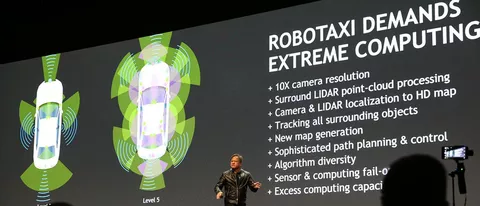 NVIDIA Drive PX Pegasus, potente IA per robotaxi